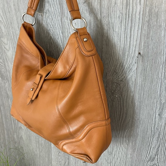 Coldwater Creek Brown Tan Real Leather Purse - Picture 2 of 16